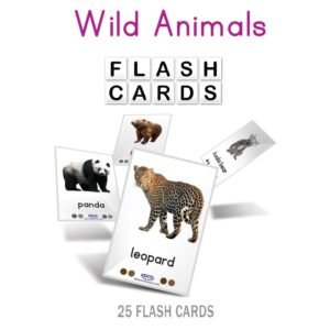Wild Animals Flash Cards
